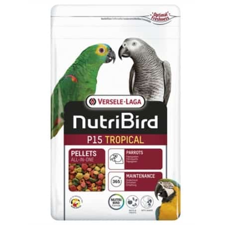 Nutribird p15 tropical onderhoudsvoeder (1 KG)