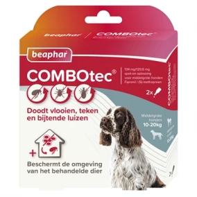 Beaphar Combotec hond 10-20 kg 2 pip