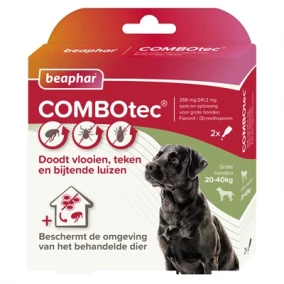 Beaphar Combotec hond 20-40 kg 2 pip