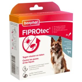 Beaphar FiproTec hond 10-20 Kg 4 pip