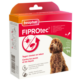 Beaphar FiproTec hond 20-40 Kg 4 pip
