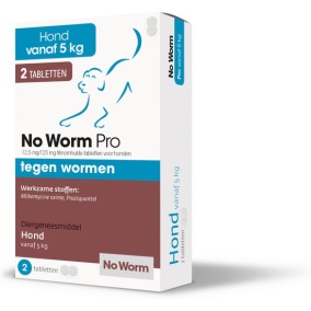 Exil No Worm Pro - Hond - 2 Tabletten
