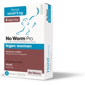 Exil No Worm Pro - Hond - 4 Tabletten