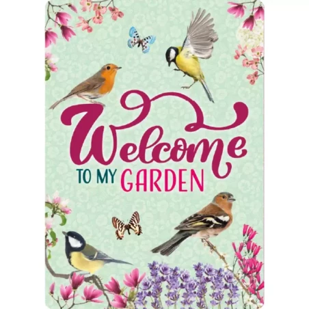 Waakbord Welcome to my Garden
  Green 