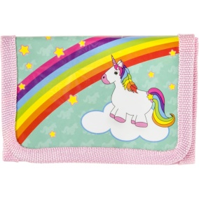Portemonnee Eenhoorn - Roze - Regenboog