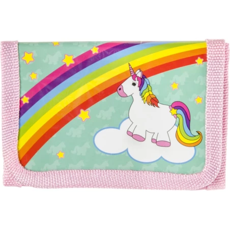 Portemonnee Eenhoorn - Roze - Regenboog