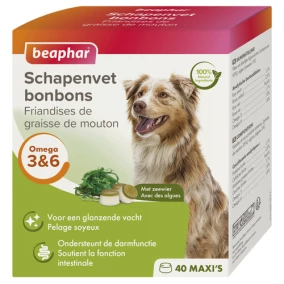 Beaphar Schapenvetbonbons Zeewier Medium 245 gram