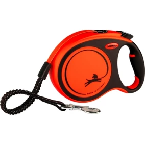 Flexi Rollijn Xtreme Tape Zwart / Oranje