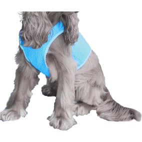 PetsHome Koel Vest - Hond - M - 66 cm - Blauw PVA