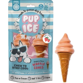 Pup ice hondenijsje ijshoorntje aarbei pak a 2 stuks
