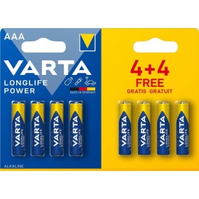 Varta 4903 AAA Longlife Power Alkaline blister 4+4