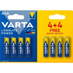 Varta 4903 AAA Longlife Power Alkaline blister 4+4