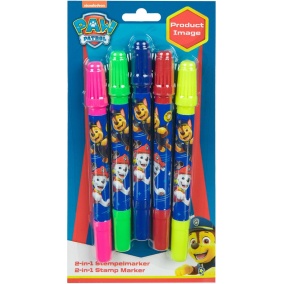 Stempelstift 2in1 PAW Patrol, 4st.