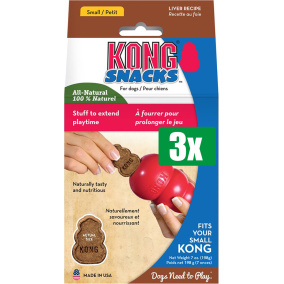 Kong Voordeelverpakking - 3 stuks - Snacks Met Leversmaak - SMALL 198 GRAM
