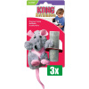 Kong Voordeelverpakking - 3 stuks - Kat Catnip Rat 9,5X3X5 CM