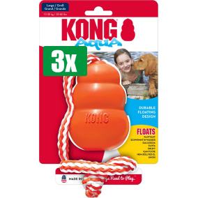 Kong Voordeelverpakking - 3 stuks - Aqua Oranje - 7X7X10 CM