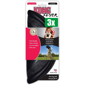 Kong Voordeelverpakking - 3 stuks - Frisbee Extreme Zwart Ø25 cm