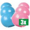 Kong Voordeelverpakking - 3 stuks - Puppy Roze Of Blauw Assorti - LARGE 10X7X7 CM