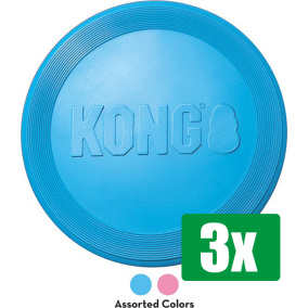 Kong Voordeelverpakking - 3 stuks - Puppy Flyer Assorti Small Ø18 cm