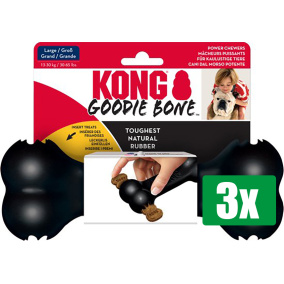 Kong Voordeelverpakking - 3 stuks - Extreme Goodie Bone Zwart Large