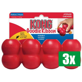 Kong Voordeelverpakking - 3 stuks - Goodie Ribbon - 17,5X4,5X6,5 CM