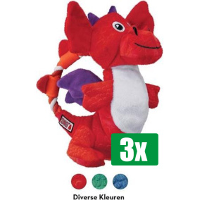 Kong Voordeelverpakking - 3 stuks - Dragon Knots Assorti 26,5X21,5X10 CM