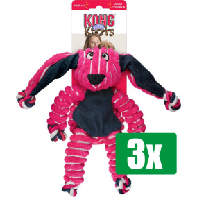 Kong Voordeelverpakking - 3 stuks - Floppy Knots Bunny 14X5X23 CM