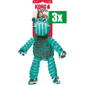 Kong Voordeelverpakking - 3 stuks - Floppy Knots Hippo 19X8,5X36 CM