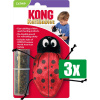 Kong Voordeelverpakking - 3 stuks - Lieveheersbeestje Met Catnip Hervulbaar 10X6,5X2 CM