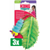 Kong Voordeelverpakking - 3 stuks - Flingaroorups Met Blad Met Catnip 25,5X8,5X3 CM
