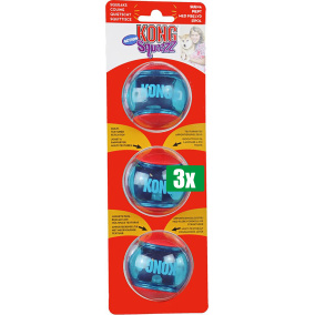 Kong Voordeelverpakking - 3 stuks - Squeez Action Rood - 6,5X6,5X6,5 CM