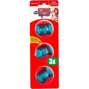 Kong Voordeelverpakking - 3 stuks - Squeez Action Rood - 5X5X5 CM
