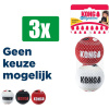 Kong Voordeelverpakking - 3
  stuks - Signature Sport Balls Assorti - 8,5X8,5X8,5 CM 2 ST