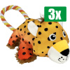 Kong Voordeelverpakking - 3 stuks - Cozie Tuggz Cheetah 26X15X9,5 CM