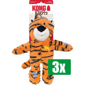 Kong Voordeelverpakking - 3 stuks - Wild Knots Tijger Oranje 26,5X25,5X11 CM