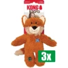 Kong Voordeelverpakking - 3 stuks - Wild Knots Vos Oranje 24X19X8 CM