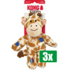 Kong Voordeelverpakking - 3 stuks - Wild Knots Giraffe Geel - 24X20,5X9 CM