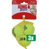 Kong Voordeelverpakking - 3 stuks - Squeakair Tennisbal Geel Met Piep - SMALL 5 CM 3 ST