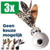 Kong Voordeelverpakking - 3 stuks - Wubba Floppy Ears - SMALL 25CM