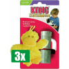 Kong Voordeelverpakking - 3 stuks - Kat Pluche Eend Geel Catnip 9X5X5,5 CM