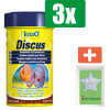 Tetra Discus granulaat 100 ml - 3 stuks - Vissenvoer - Aquarium - Inclusief PetsHome Zuurstofsteen