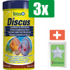 Tetra Discus granulaat 250 ml - 3 stuks - Vissenvoer - Aquarium - Inclusief PetsHome Zuurstofsteen