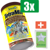 Tetra Tetramin bio active vlokken 500 ml - 3 stuks - Vissenvoer - Aquarium - Inclusief PetsHome Zuurstofsteen