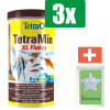 Tetra Tetramin xl bio active vlokken 500 ml - 3 stuks - Vissenvoer - Aquarium - Inclusief PetsHome Zuurstofsteen