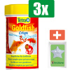 Tetra Visvoer goldfish crisps 250 ml - 3 stuks - Vissenvoer - Aquarium - Inclusief PetsHome Zuurstofsteen