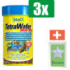 Tetra Wafermix mini 100 ml - 3 stuks - Vissenvoer - Aquarium - Inclusief PetsHome Zuurstofsteen
