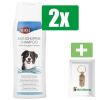 Hondenshampoo - Trixie - Shampoo hond - 250 ml - Anti Roos - Geurende shampoo - 2 stuks - Inclusief PetsHome Goudkleurige Adreskoker