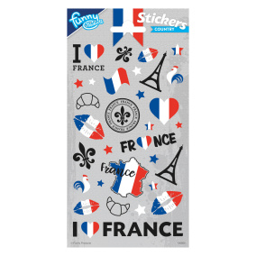 Stickervel Frankrijk