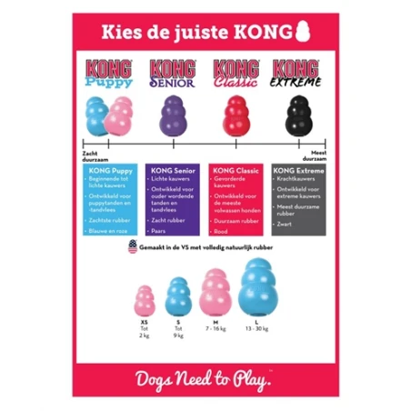 Kong Puppy Roze Of Blauw Assorti - Afbeelding 8