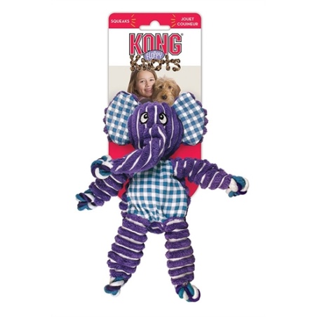 Kong Floppy Knots Olifant - Afbeelding 3